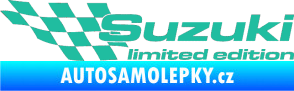 Samolepka Suzuki limited edition levá tyrkysová