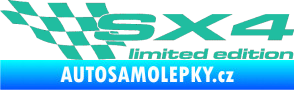 Samolepka SX4 limited edition levá tyrkysová