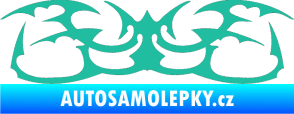 Samolepka Tetování 044 tyrkysová