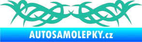 Samolepka Tetování 109 tyrkysová