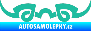 Samolepka Tetování 127 tyrkysová