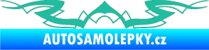 Samolepka Tetování 145 tyrkysová