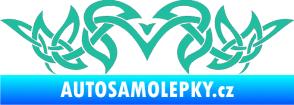 Samolepka Tetování 152 tyrkysová