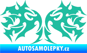 Samolepka Tetování 197 tyrkysová