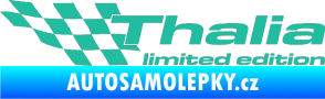 Samolepka Thalia limited edition levá tyrkysová