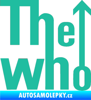 Samolepka The Who tyrkysová