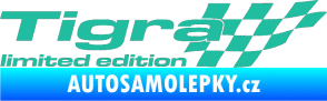 Samolepka Tigra limited edition pravá tyrkysová