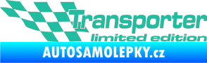 Samolepka Transporter limited edition levá tyrkysová