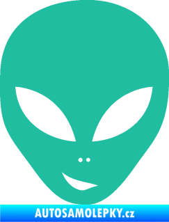 Samolepka UFO 003 levá tyrkysová