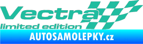 Samolepka Vectra limited edition pravá tyrkysová