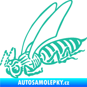Samolepka Vosa 004 levá tyrkysová