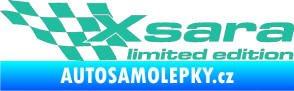 Samolepka Xsara limited edition levá tyrkysová
