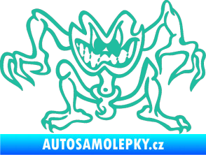Samolepka Žabák pravá tyrkysová