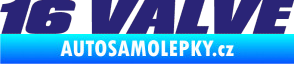 Samolepka 16 Valve střední modrá