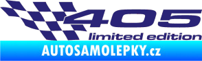 Samolepka 405 limited edition levá střední modrá