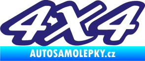 Samolepka 4x4 varianta 007 střední modrá