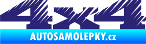 Samolepka 4x4 varianta 012 střední modrá