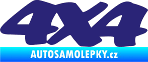 Samolepka 4x4 varianta 017 střední modrá