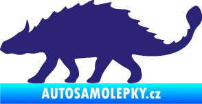 Samolepka Ankylosaurus 001 levá střední modrá