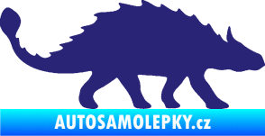 Samolepka Ankylosaurus 001 pravá střední modrá