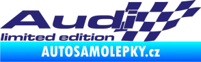 Samolepka Audi limited edition pravá střední modrá