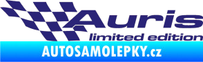 Samolepka Auris limited edition levá střední modrá