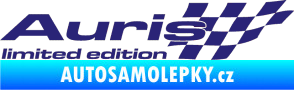Samolepka Auris limited edition pravá střední modrá