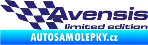 Samolepka Avensis limited edition levá střední modrá