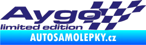 Samolepka Aygo limited edition pravá střední modrá