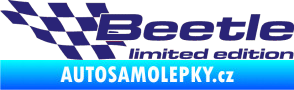 Samolepka Beetle limited edition levá střední modrá