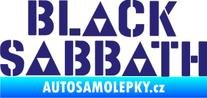 Samolepka Black Sabbath 001 střední modrá