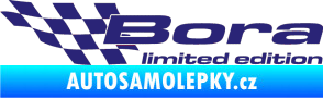 Samolepka Bora limited edition levá střední modrá