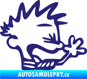 Samolepka Boy tůdle nůdle pravá střední modrá
