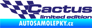 Samolepka Cactus limited edition levá střední modrá
