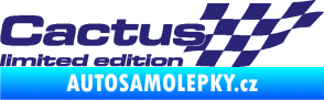 Samolepka Cactus limited edition pravá střední modrá