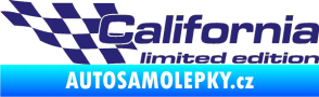 Samolepka California limited edition levá střední modrá