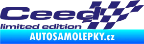 Samolepka Ceed limited edition pravá střední modrá