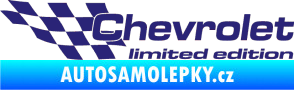 Samolepka Chevrolet limited edition levá střední modrá