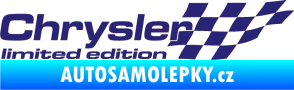 Samolepka Chrysler limited edition pravá střední modrá