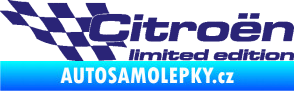 Samolepka Citroen limited edition levá střední modrá