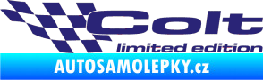 Samolepka Colt limited edition levá střední modrá