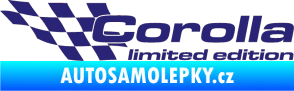 Samolepka Corolla limited edition levá střední modrá