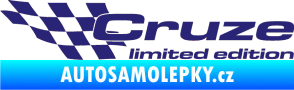 Samolepka Cruze limited edition levá střední modrá