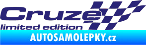 Samolepka Cruze limited edition pravá střední modrá