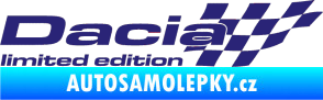 Samolepka Dacia limited edition pravá střední modrá