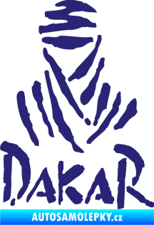Samolepka Dakar 001 střední modrá