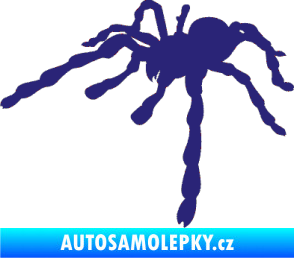 Samolepka Pavouk 013 - levá střední modrá