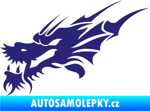 Samolepka Dragon 001 levá střední modrá