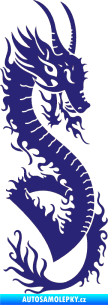 Samolepka Dragon 003 pravá střední modrá