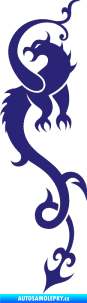 Samolepka Dragon 008 levá střední modrá
